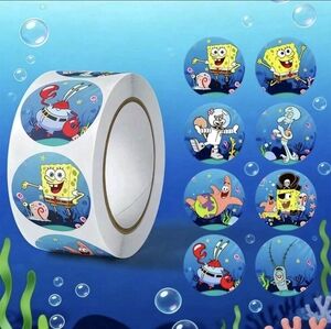 SpongeBob SquarePants Aquarium Sticker Roll Of 500